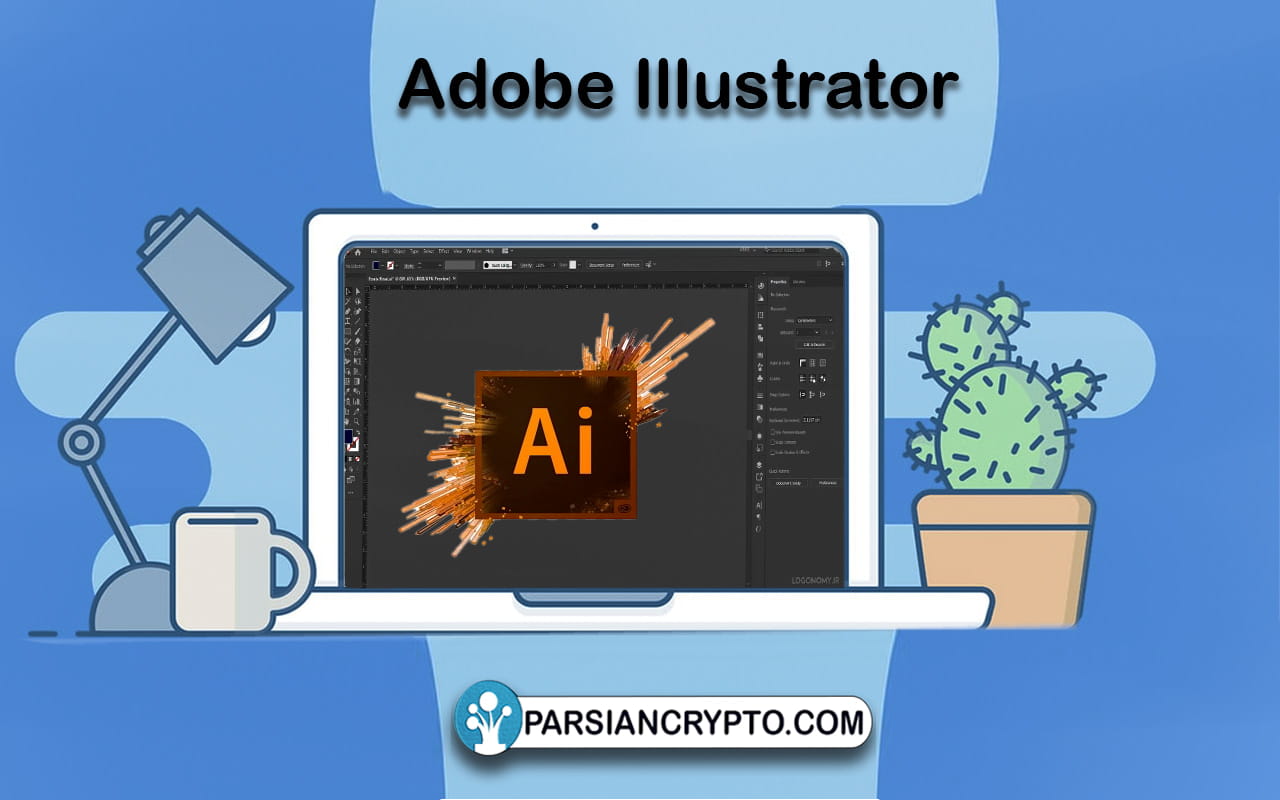 ادوبی ایلستریتور Adobe Illustrator نرم افزار ساخت NFT